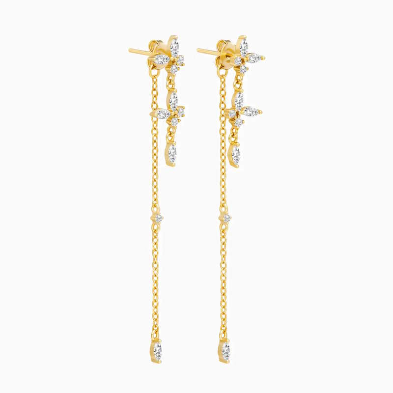 chain drop earring chain drop earring