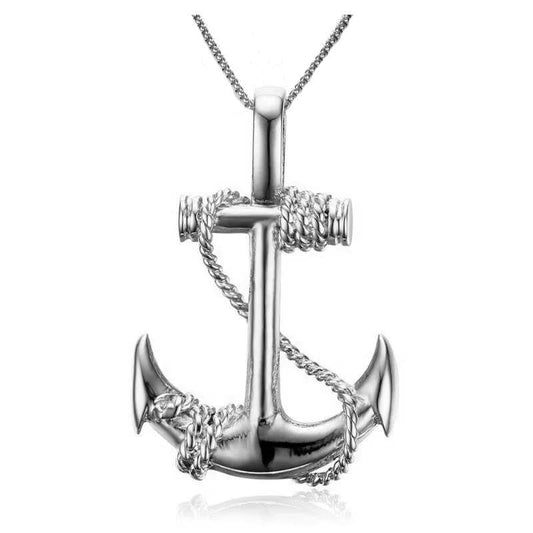 Anchor necklace for men