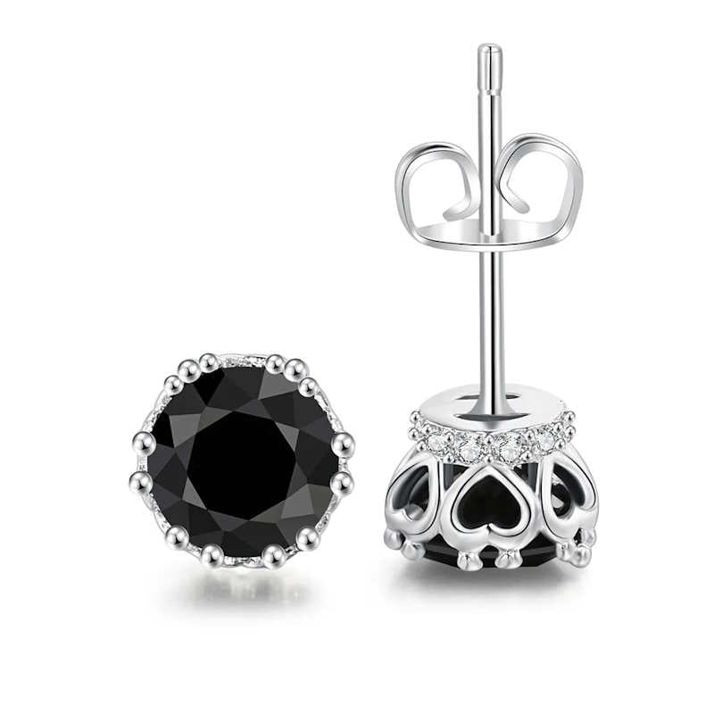 Black Stud Earrings Black Stud Earrings