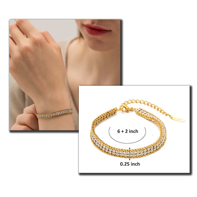 Cubic Zirconia Tennis Bracelet Cubic Zirconia Tennis Bracelet