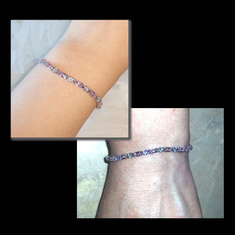 elegant pink tennis bracelet elegant pink tennis bracelet