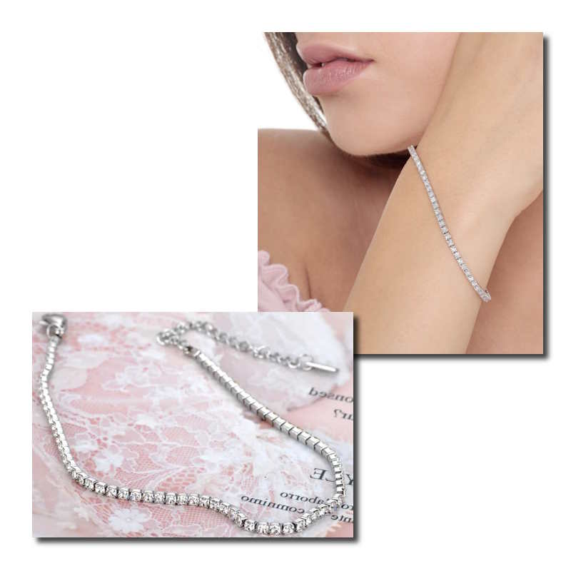 Silver Tennis Bracelet Silver Tennis Bracelet