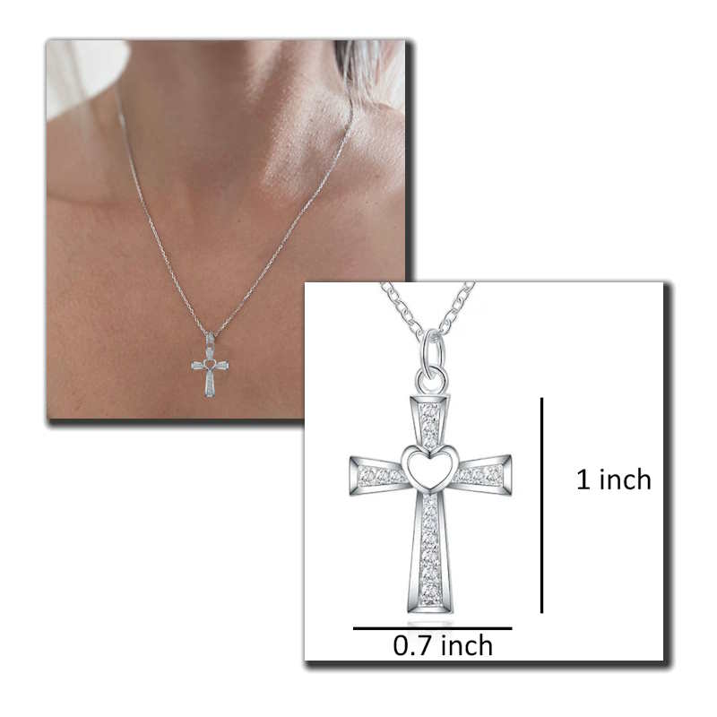 Delicate Sterling Silver Cross Necklace Delicate Sterling Silver Cross Necklace