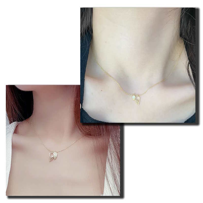 Gold Angel Wing Necklace Gold Angel Wing Necklace