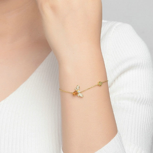 Citrine Bracelets-November Birthstone Bracelet for Women Citrine Bracelets-November Birthstone Bracelet for Women