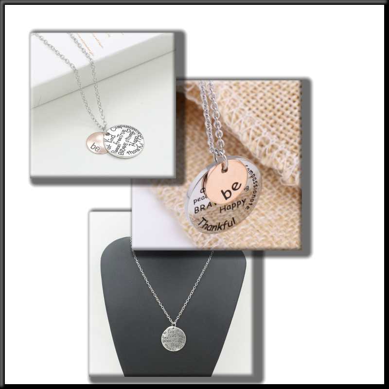 brave happy necklace brave happy necklace