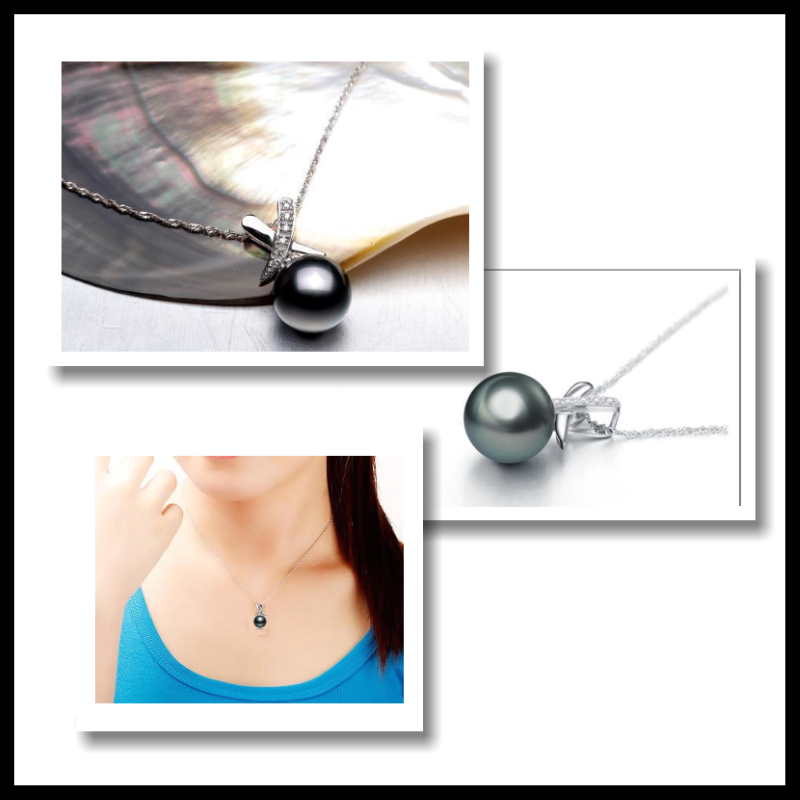 black pearl necklace sterling black pearl necklace sterling
