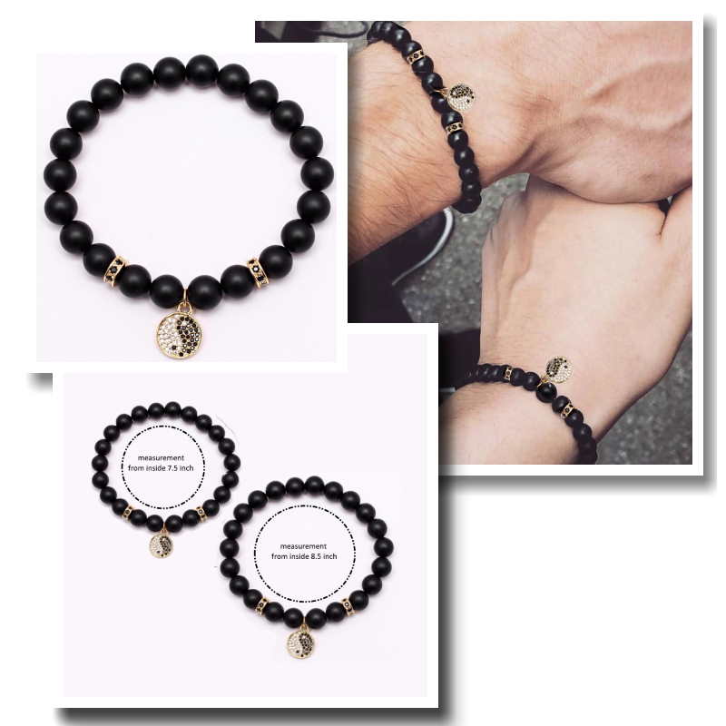 Matching Yin Yang Bracelets Matching Yin Yang Bracelets