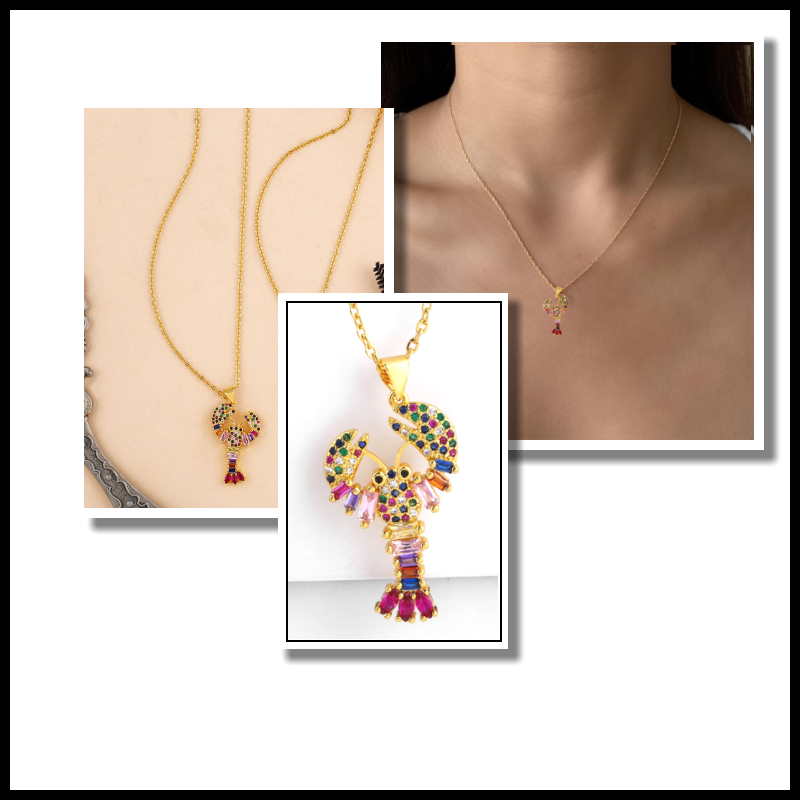 gold lobster necklace gold lobster necklace