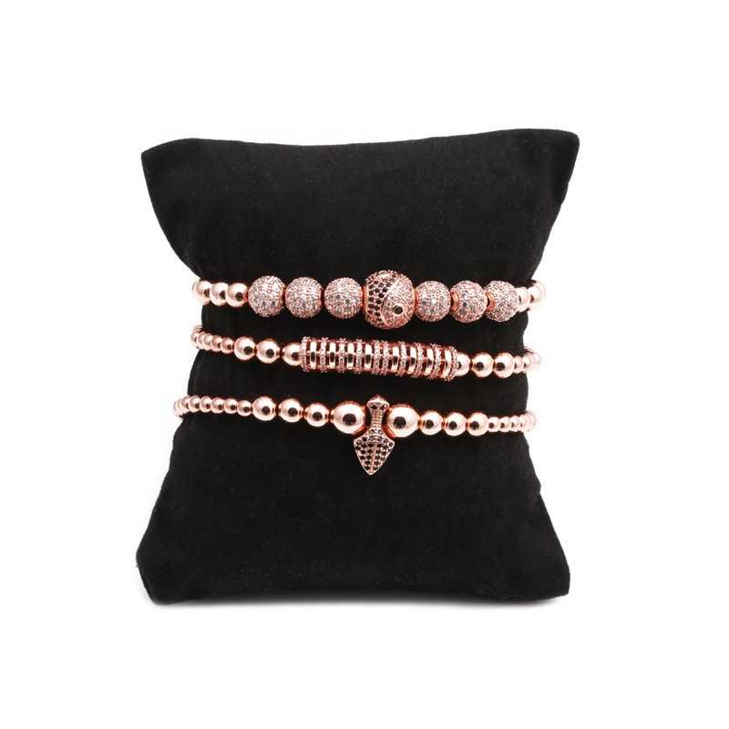 Handmade Macramé Beaded Bracelet Set