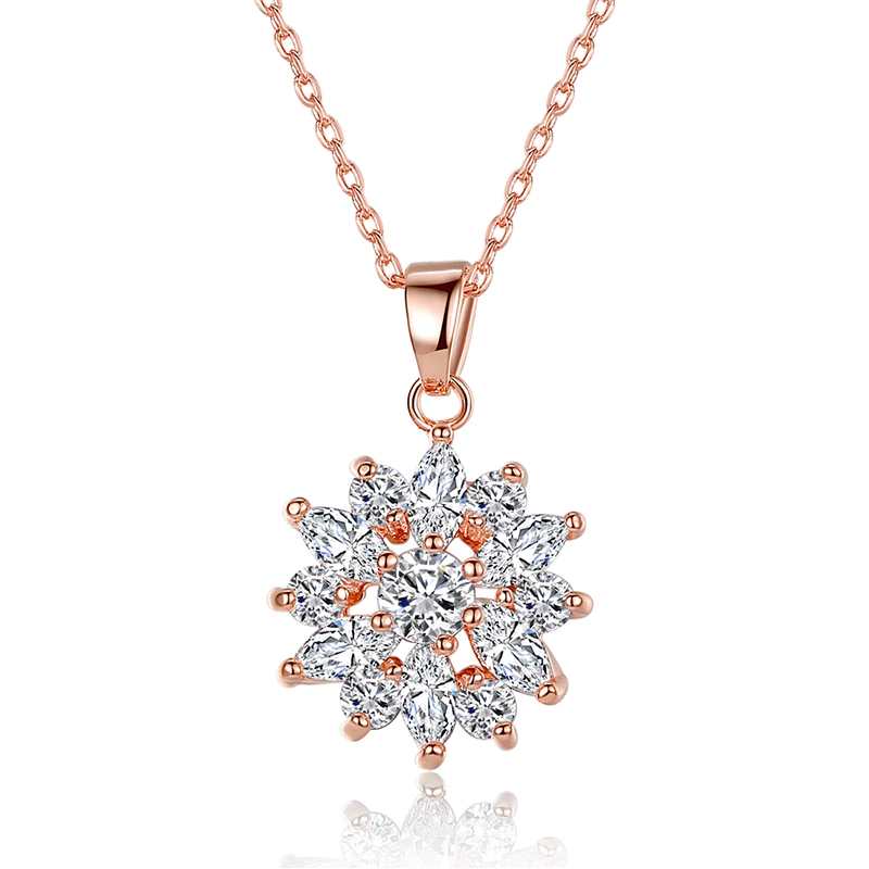 snowflake-pendant rose gold snowflake-pendant rose gold