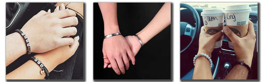 Matching bracelets for couples