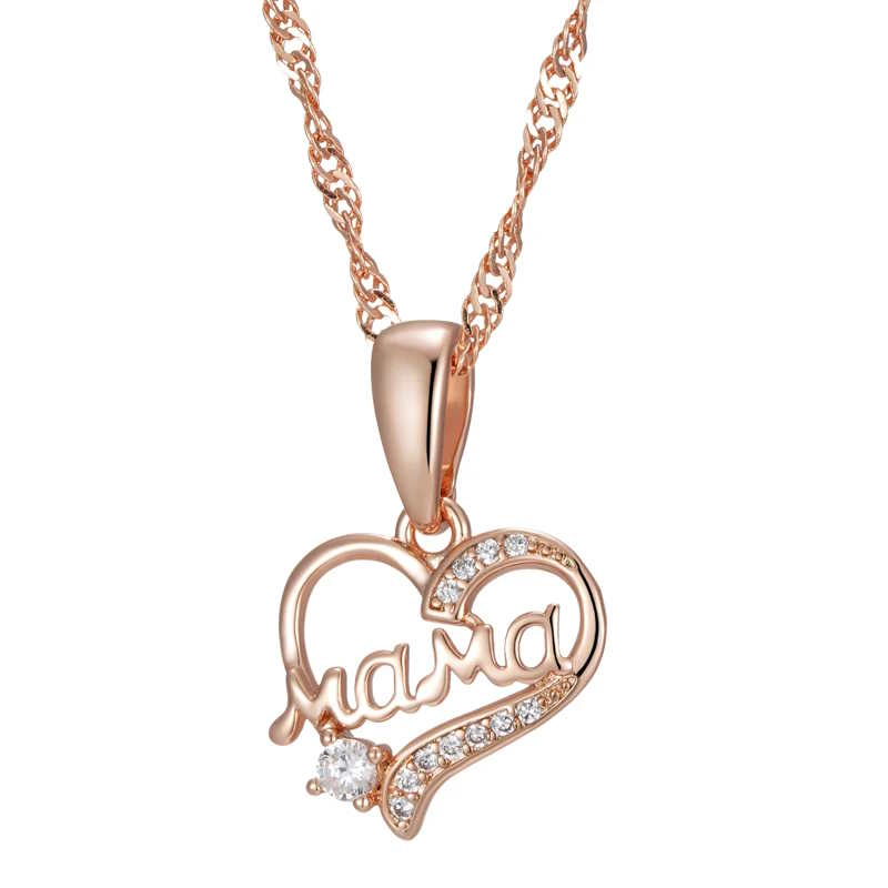 Mom Heart Necklace