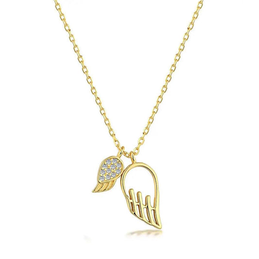 Gold Angel Wing Necklace