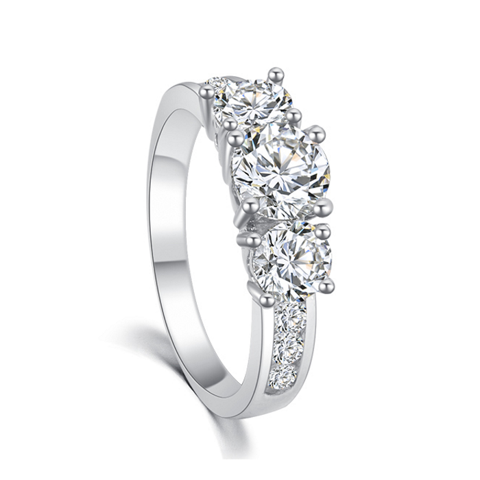 meghan markle engagement ring three stone
