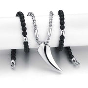 mens beaded necklace