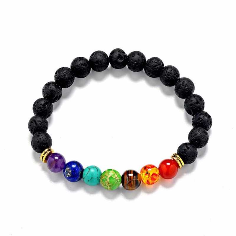 healing chakra bracelet, beaded chakra bracelet