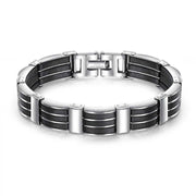 mens stainless steel link bracelet