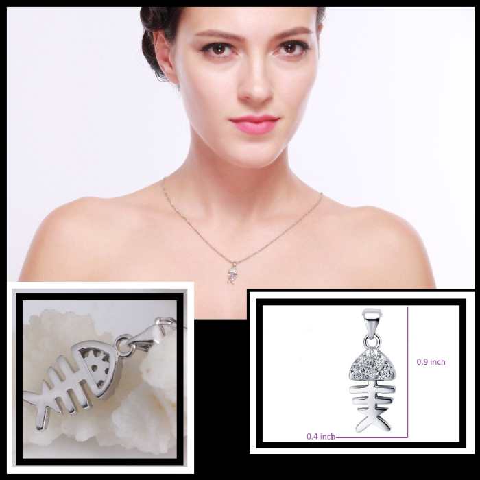 Fishbone Necklace for Women