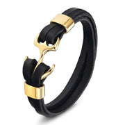anchor of hope leather bracelet