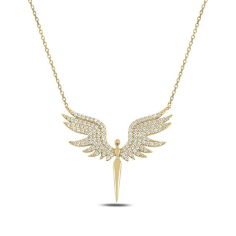 Angel wing necklace