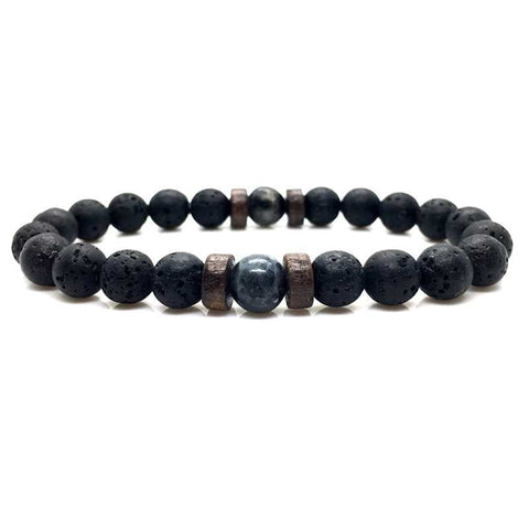 Lava Stone Bracelet for Men