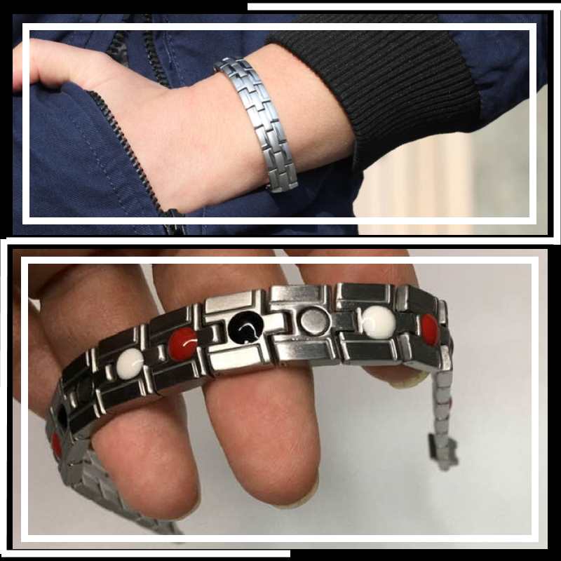 New Fashion Silver Magnetic Bracelet For Women And Men Stainless Steel  Crystal Chain With Bio Energy Magnet For Anti Radiation And Health Benefits  From Mina8868, $4.53 | DHgate.Com