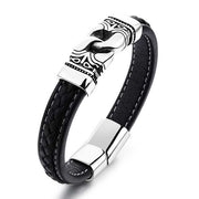 Black Leather Bracelet