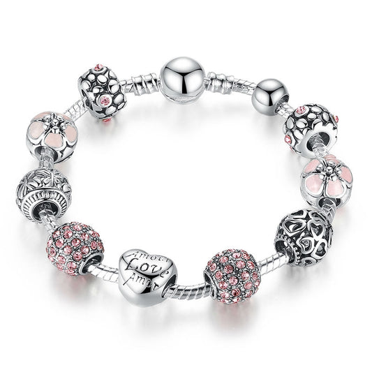 pink-pandora-beaded-bracelet