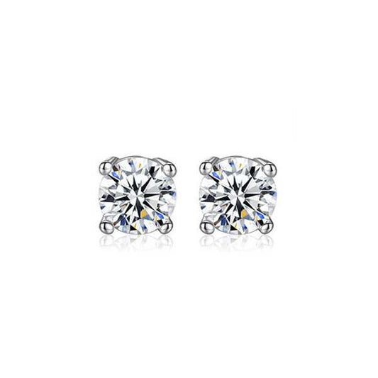 Mens Diamond Stud Earrings