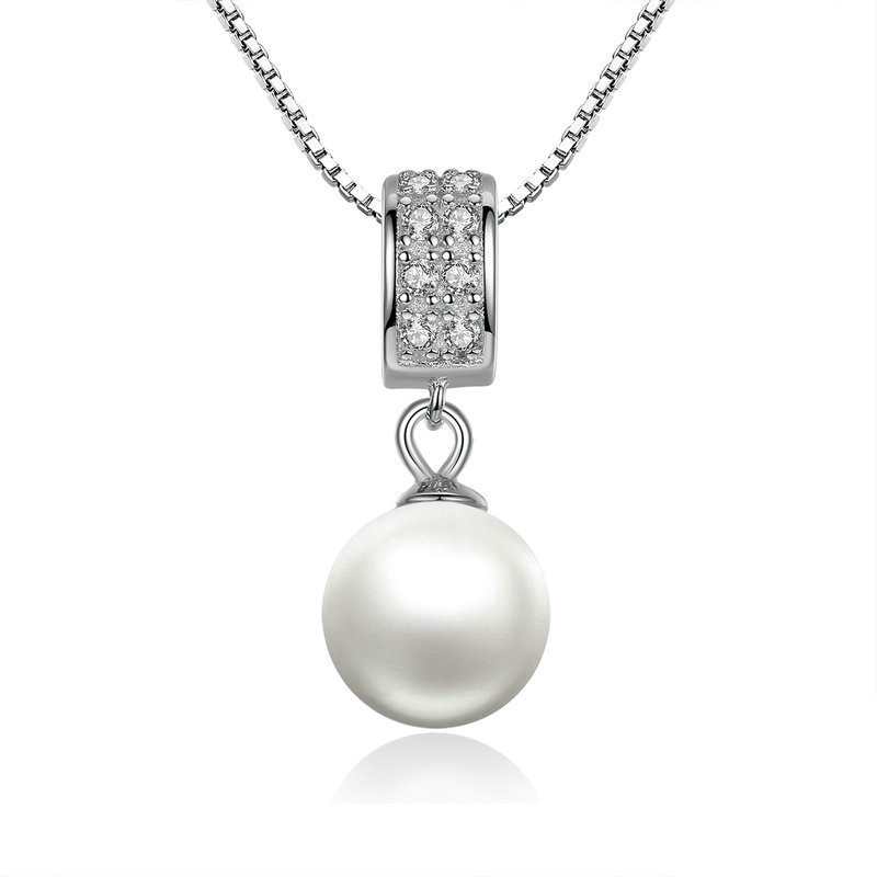 simulated-sterling-pearl-zirconia-pendant-necklace