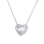 Sterling silver pendant zirconia