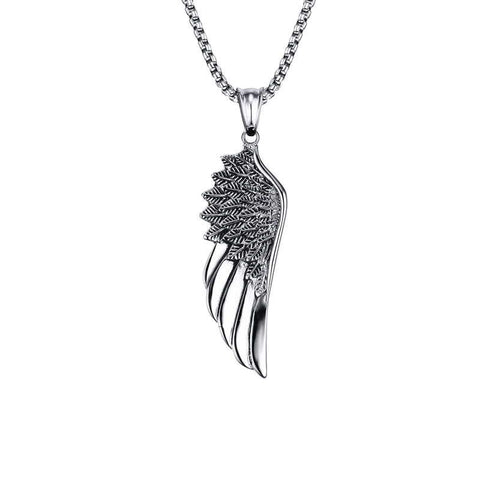 Wing necklace for men