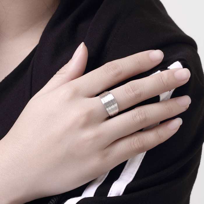 Resizable Silver Ring for Women